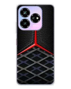 Чехол для ZTE Nubia V60 Design с картинкой «Mercedes Carbon Grid»