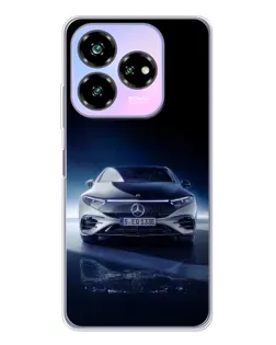 Чехол для ZTE Nubia V60 Design с картинкой «Ночной Mercedes EQ»