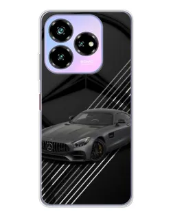 Чехол для ZTE Nubia V60 Design с картинкой «Mercedes AMG — графика»