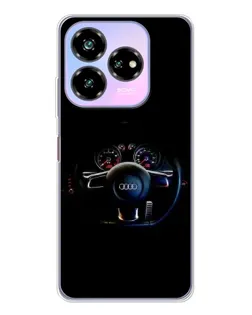 Чохол для ZTE Nubia V60 Design з картинкою «Салон Audi — кермо»