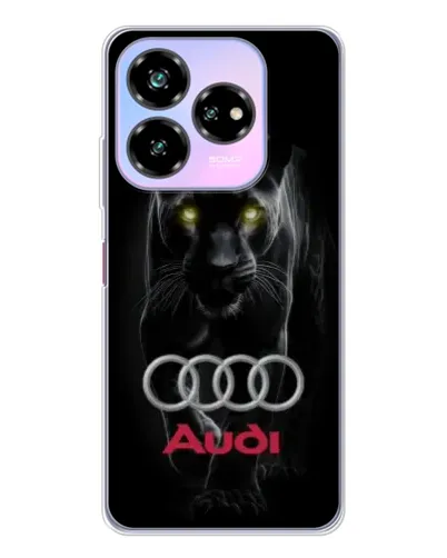 Чехол для ZTE Nubia V60 Design с картинкой «Пантера и Audi» Чехол для ZTE Nubia V60 Design с картинкой «Пантера и Audi»