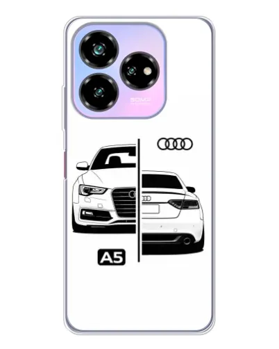 Чехол для ZTE Nubia V60 Design с картинкой «Audi — контрастный дизайн» Чехол для ZTE Nubia V60 Design с картинкой «Audi — контрастный дизайн»