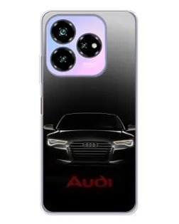 Чехол для ZTE Nubia V60 Design с картинкой «Audi — градиентный контур» Чехол для ZTE Nubia V60 Design с картинкой «Audi — градиентный контур»