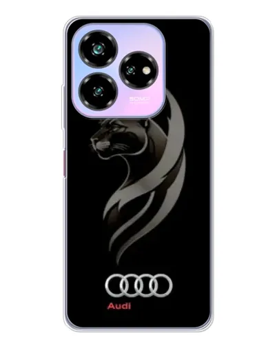 Чехол для ZTE Nubia V60 Design с картинкой «Графика — пантера и Audi» Чехол для ZTE Nubia V60 Design с картинкой «Графика — пантера и Audi»