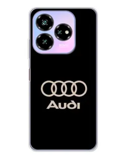 Чехол для ZTE Nubia V60 Design с картинкой «Audi — золотой логотип» Чехол для ZTE Nubia V60 Design с картинкой «Audi — золотой логотип»