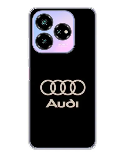 Чехол для ZTE Nubia V60 Design с картинкой «Audi — золотой логотип» Чехол для ZTE Nubia V60 Design с картинкой «Audi — золотой логотип»
