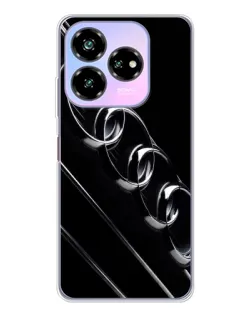 Чехол для ZTE Nubia V60 Design с картинкой «Audi — абстрактные кольца» Чехол для ZTE Nubia V60 Design с картинкой «Audi — абстрактные кольца»