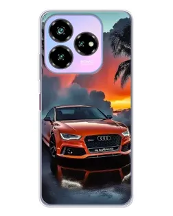 Чехол для ZTE Nubia V60 Design с картинкой «Audi — закат» Чехол для ZTE Nubia V60 Design с картинкой «Audi — закат»
