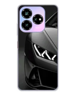 Чехол для ZTE Nubia V60 Design с картинкой «Lamborghini фары детализация»