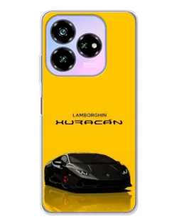 Чехол для ZTE Nubia V60 Design с картинкой «Lamborghini Huracan черный»