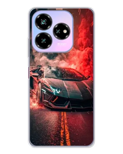 Чехол для ZTE Nubia V60 Design с картинкой «Lamborghini красный дым» Чехол для ZTE Nubia V60 Design с картинкой «Lamborghini красный дым»