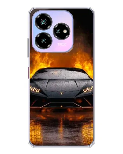 Чехол для ZTE Nubia V60 Design с картинкой «Lamborghini в огне» Чехол для ZTE Nubia V60 Design с картинкой «Lamborghini в огне»