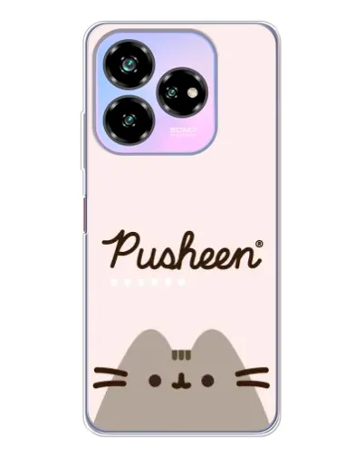 Чехол для ZTE Nubia V60 Design с картинкой «Pusheen логотип»