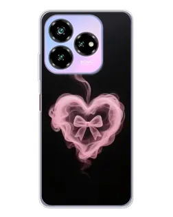 Чехол для ZTE Nubia V60 Design с картинкой «Дымчатое сердце»