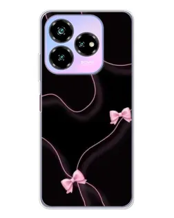 Чехол для ZTE Nubia V60 Design с картинкой «Розовые ленты»
