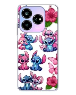 Чохол для ZTE Nubia V60 Design з картинкою «Стікери Stitch та Angel»