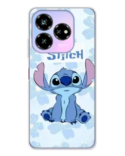 Чохол для ZTE Nubia V60 Design з картинкою «Stitch серед квітів»