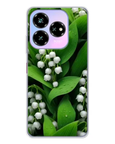 Чехол для ZTE Nubia V60 Design с картинкой «Ландыши в зелени» Чехол для ZTE Nubia V60 Design с картинкой «Ландыши в зелени»