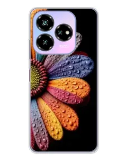 Чехол для ZTE Nubia V60 Design с картинкой «Радужный цветок»