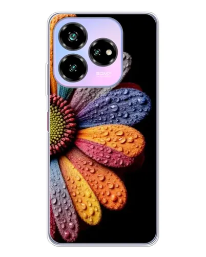 Чехол для ZTE Nubia V60 Design с картинкой «Радужный цветок» Чехол для ZTE Nubia V60 Design с картинкой «Радужный цветок»