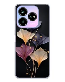 Чехол для ZTE Nubia V60 Design с картинкой «Лиловые цветы грации»