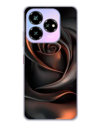 Чехол для ZTE Nubia V60 Design с картинкой «Шелковая черная роза» Чехол для ZTE Nubia V60 Design с картинкой «Шелковая черная роза»