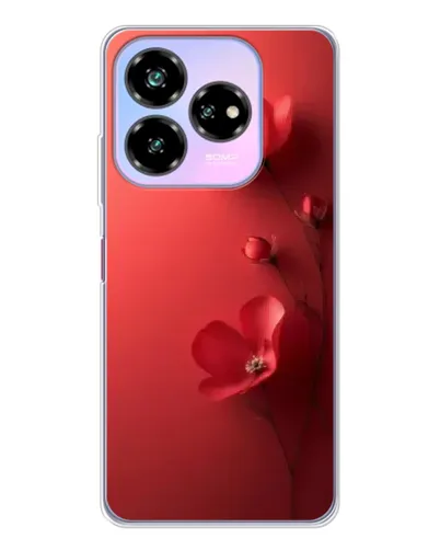Чехол для ZTE Nubia V60 Design с картинкой «Маковые соцветия» Чехол для ZTE Nubia V60 Design с картинкой «Маковые соцветия»