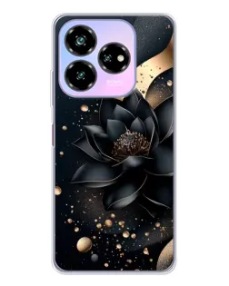 Чехол для ZTE Nubia V60 Design с картинкой «Черный лотос»