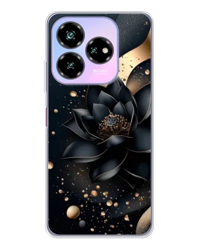 Чехол для ZTE Nubia V60 Design с картинкой «Черный лотос» Чехол для ZTE Nubia V60 Design с картинкой «Черный лотос»