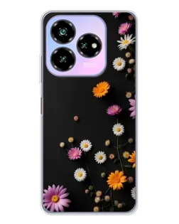 Чехол для ZTE Nubia V60 Design с картинкой «Цветочная композиция»