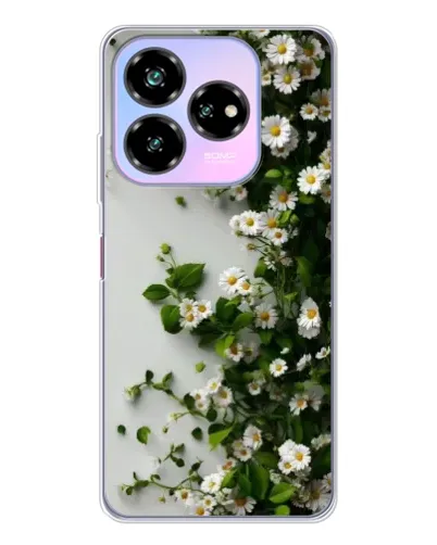 Чехол для ZTE Nubia V60 Design с картинкой «Ветка мелких белых цветов» Чехол для ZTE Nubia V60 Design с картинкой «Ветка мелких белых цветов»
