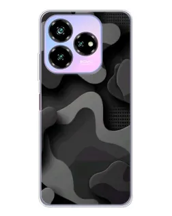 Чехол для ZTE Nubia V60 Design с картинкой «Темный абстрактный камуфляж»