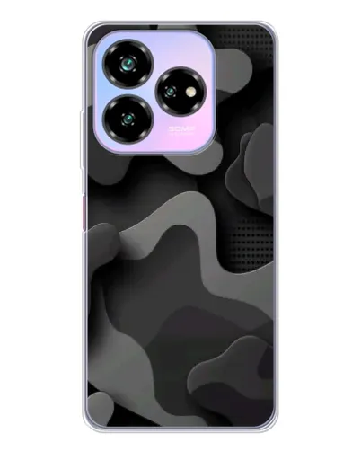 Чехол для ZTE Nubia V60 Design с картинкой «Темный абстрактный камуфляж»