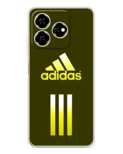 Чехол для ZTE Nubia V60 с картинкой «Оливковый градиент Adidas»