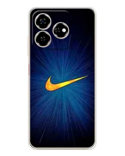 Чохол для ZTE Nubia V60 з картинкою «Синій пульс Nike» Чохол для ZTE Nubia V60 з картинкою «Синій пульс Nike»