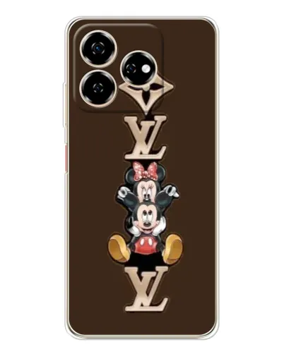 Чехол для ZTE Nubia V60 с картинкой «LV и Микки Маус» Чехол для ZTE Nubia V60 с картинкой «LV и Микки Маус»