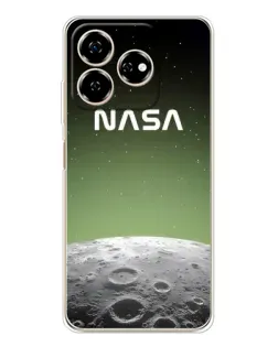 Чехол для ZTE Nubia V60 с картинкой «NASA — лунный градиент»