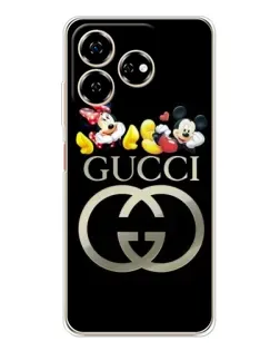 Чехол для ZTE Nubia V60 с картинкой «Gucci — герои Disney»