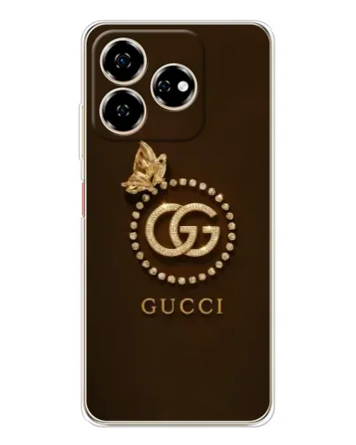 Чехол для ZTE Nubia V60 с картинкой «Gucci — золотая бабочка» Чехол для ZTE Nubia V60 с картинкой «Gucci — золотая бабочка»