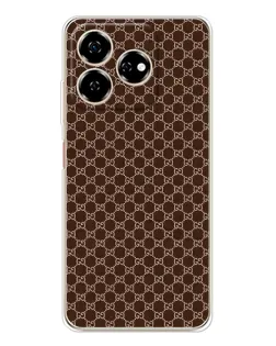 Чохол для ZTE Nubia V60 з картинкою «Gucci — шоколадна сітка» Чохол для ZTE Nubia V60 з картинкою «Gucci — шоколадна сітка»