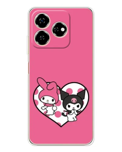 Чохол для ZTE Nubia V60 з картинкою «Kuromi та My Melody»