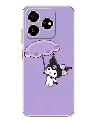 Чохол для ZTE Nubia V60 з картинкою «Kuromi з парасолькою»