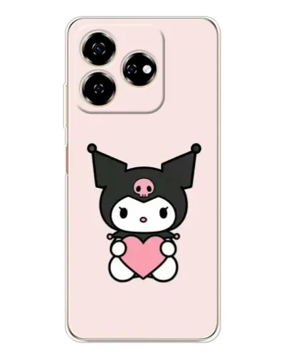 Чохол для ZTE Nubia V60 з картинкою «Kuromi та серце»