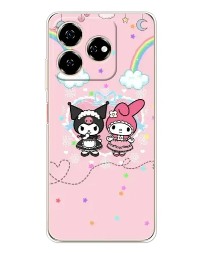 Чохол для ZTE Nubia V60 з картинкою «My Melody та Kuromi»