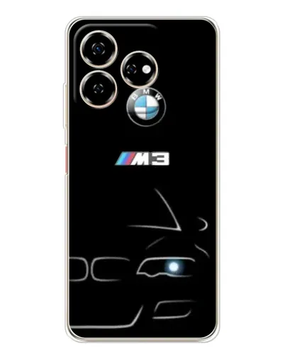 Чехол для ZTE Nubia V60 с картинкой «Минималистичный принт BMW M3»