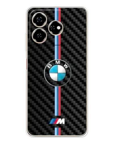Чехол для ZTE Nubia V60 с картинкой «Эмблема BMW и карбон»