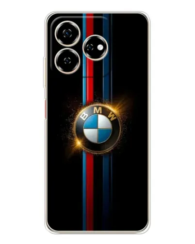 Чехол для ZTE Nubia V60 с картинкой «BMW M-Power неон»