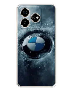 Чохол для ZTE Nubia V60 з картинкою «Логотип BMW — лід»