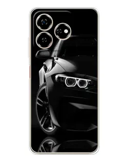 Чохол для ZTE Nubia V60 з картинкою «Чорна BMW — профіль»