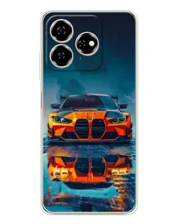 Чохол для ZTE Nubia V60 з картинкою «BMW — золота емблема»